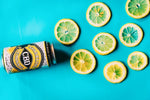 Can of Lemonade with Sliced Lemons